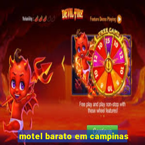 motel barato em campinas